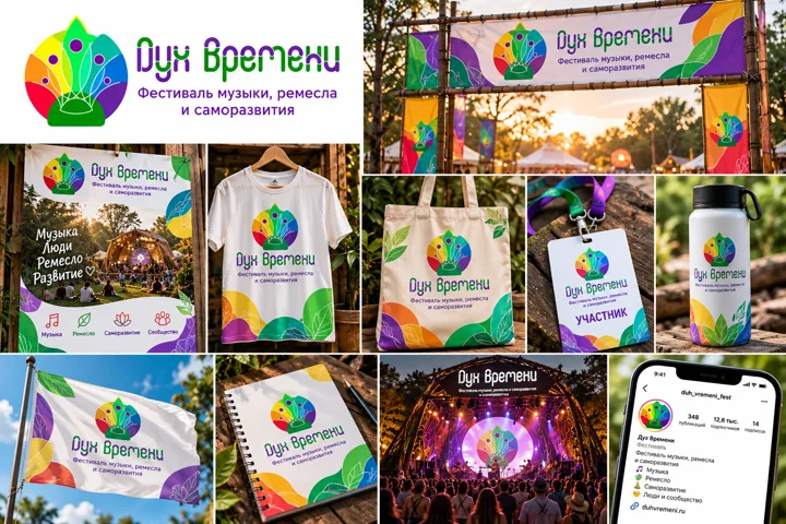 Spirit of Time — Festival identity